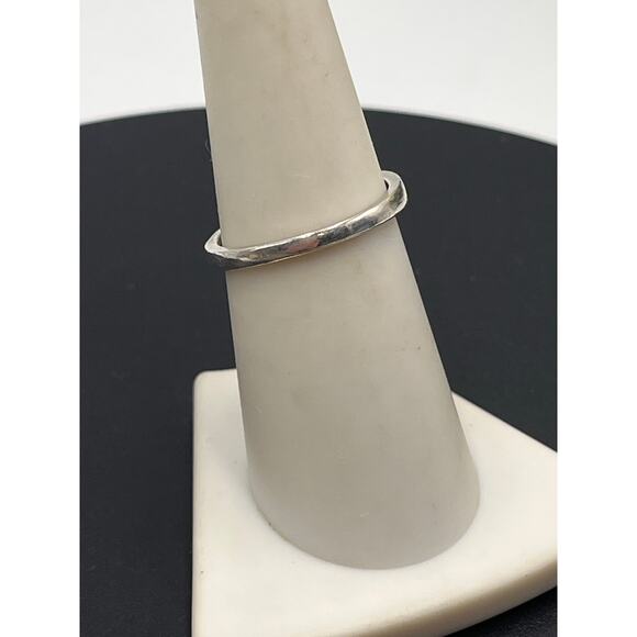 HK Designs Sterling Silver Diamond Cluster Promise Engagement Ring Sz 7.5 - Picture 5 of 10